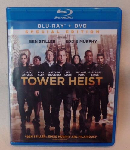 TOWER HEIST, BLU RAY SINGLE DISC W/BLU-RAY CASE & COVER ARTWORK - Picture 1 of 7