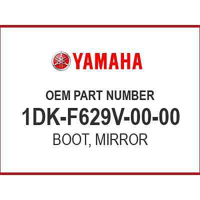Yamaha BOOT, MIRROR 1DK-F629V-00-00 OEM NEW