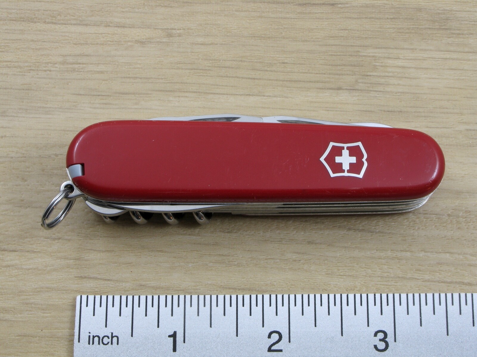 Victorinox Rainier Huntsman Serrated Swiss Army Knife, Rare, 91mm Very Good eBay