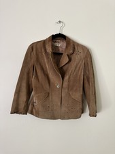 June Size Small 100% Sueded Leather Jacket