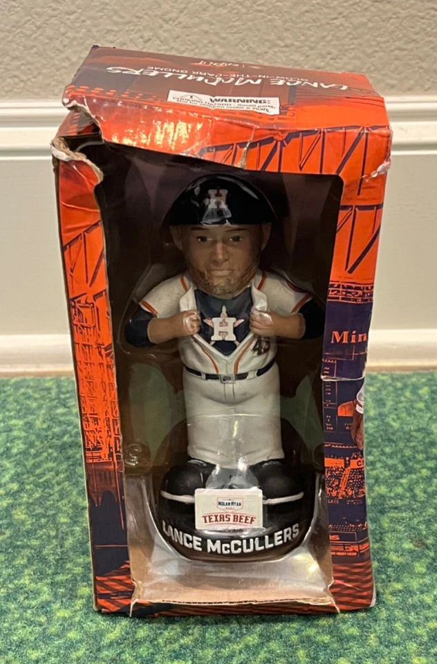RARE Collectible Lance McCullers Bobblehead & Houston Astros Lanyard 2017 Nolan - Image 4 of 4