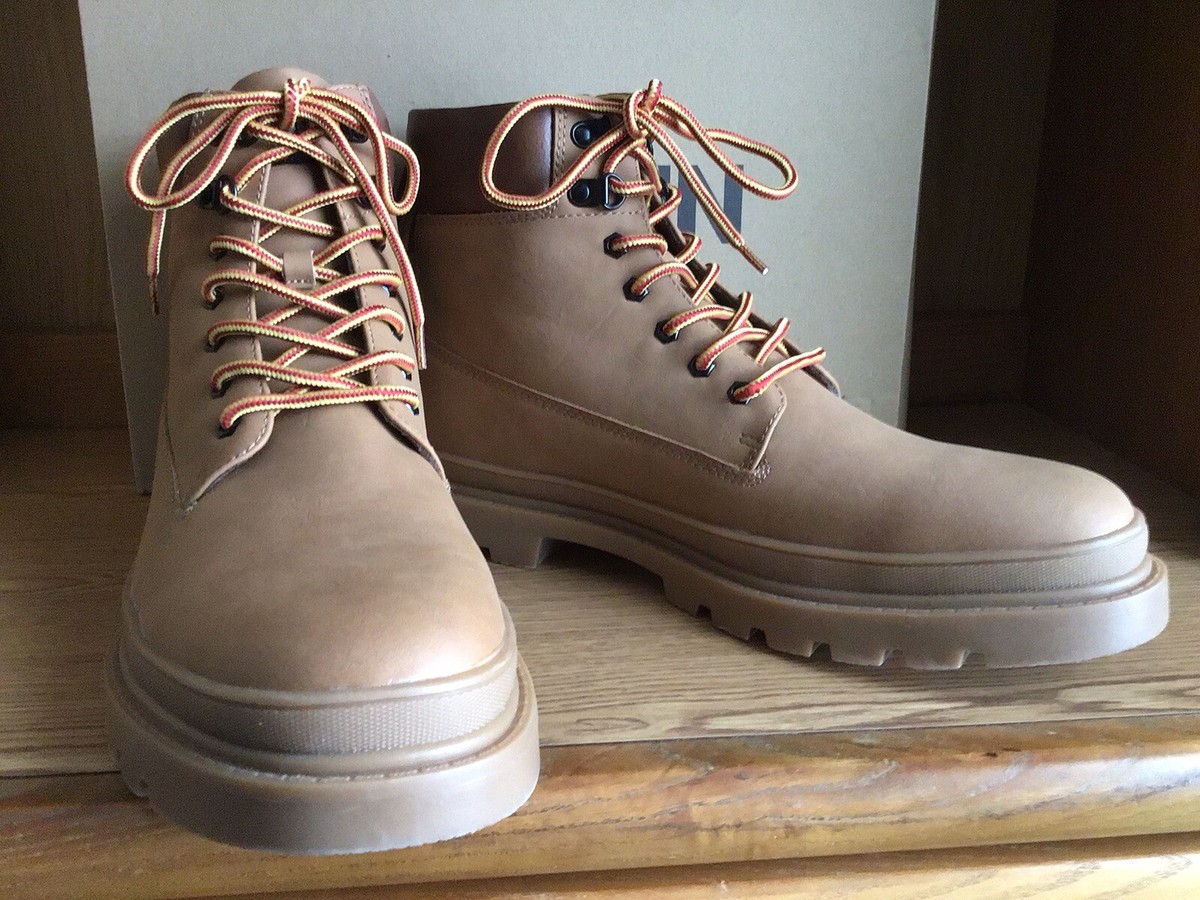 MADDEN GUNTUR LACE-UP BOOTS. Steve Madden Guntur Boot Tan Nubuck Men Size 12 | eBay main image 4
