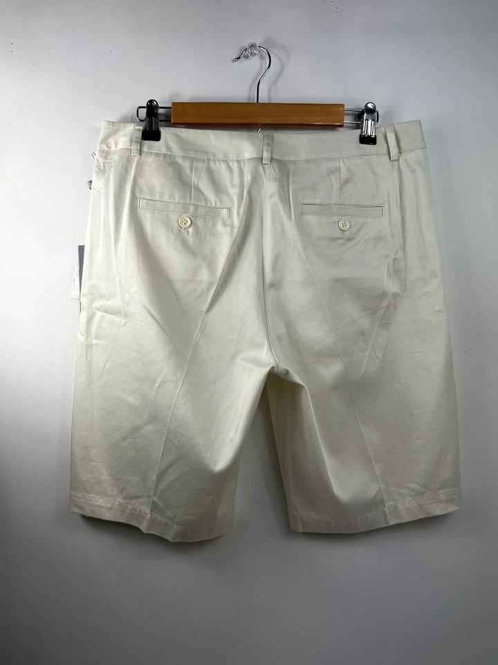 Nuevo con etiquetas Pantalones Cortos Jennifer Lopez Para Mujer Talla 10 Blanco Elegante Piernas con Muescas Bolsillos Org $48 Foto 2 de 4