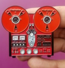 Technics RS 1700 1500 1506 1520 Mulinello Vintage R2R Spille Smaltate (Versione Rossa)