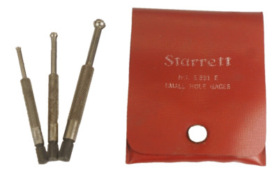 Starrett S 831 E Small Hole Gages, Incomplete set
