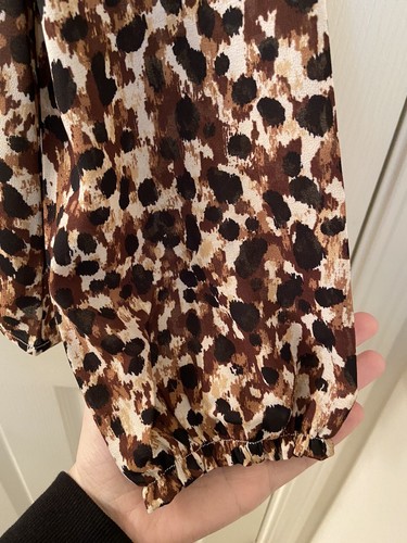 Janie and Jack x Rachel Zoe Leopard Print Top Long Sleeve Girls Size 10 NWT - Picture 5 of 9