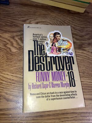 The Destroyer, Funny money By Richard Sapir/Warren Murphy 1975 Pinnacle Paperba