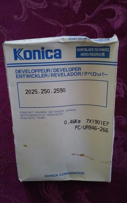GENUINE KONICA DEVELOPER 2590 946-266 BLACK OEM 946266 NOT FOR 1790