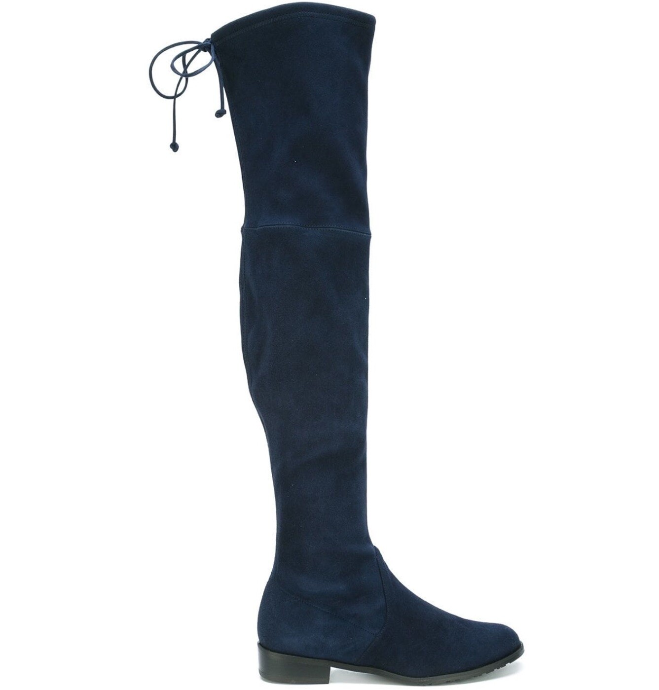 Stuart Weitzman Navy Suede Lowland OTK Boots Women's Size 6 IMMACULATE WITH BOX image 2