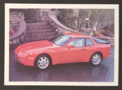 Porsche Turbo 1991 Dream Car Panini Card #6 (NM)