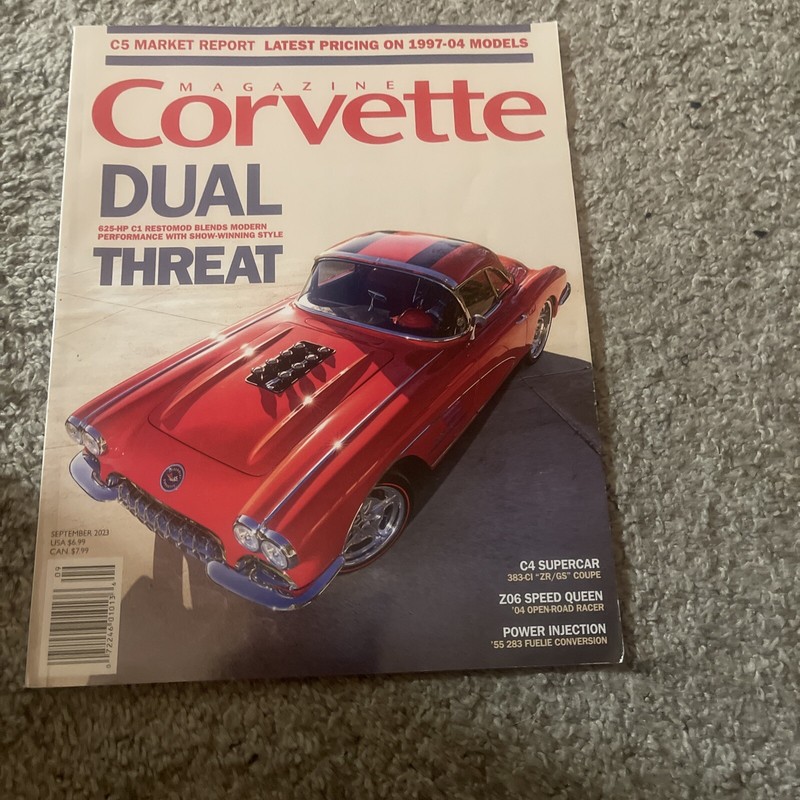 CORVETTE MAGAZINE BOOK SEPTEMBER 2023 Dual Threat C-5 Market Report !