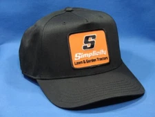 Simplicity Lawn & Garden Tractor Hat - Black Solid - Snapback - Trucker