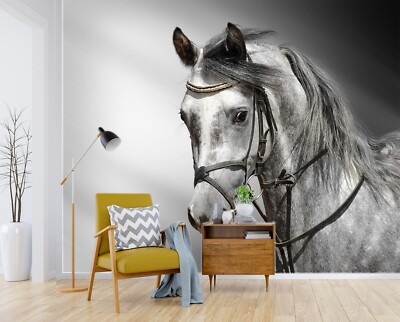 3D Sketch Pferd ZHUC14360 Tapete Wandbild Fototapete Abnehmbarer Ann