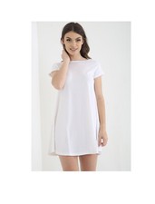 Women Ladies** CAP**Sleeve Swing Skater Dress  Dance Party Top Dresses t-Shirt