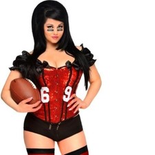 DAISY CORSETS football player corset costume NEW 5x and 6x