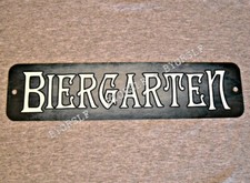 Biergarten Metal Sign - Beer Garden 3 x 12 al...