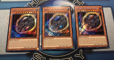 *** 3X NIBIRU THE PRIMAL BEING 3X *** 1ST EDITION SECRET RARE RA01-EN015 YUGIOH!