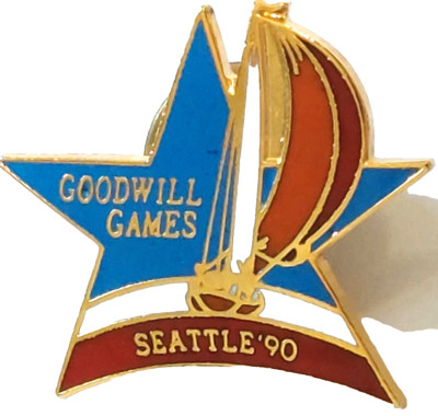 Goodwill Games Yachting Seattle 1990 Lapel Pin
