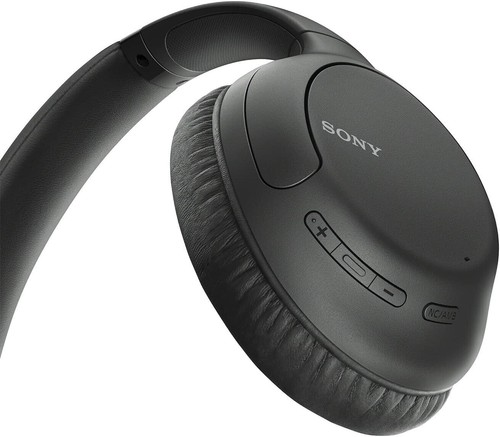 Official Sony WH-CH710N NoiseCancelling Wireless Over-Ear Headphones - Black - Picture 3 of 7