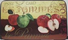 PVC ANTI-FATIGUE FOAM NON SLIP FLOOR MAT(18"x30")FRENCH APPLES,POMMES,Antifatiga