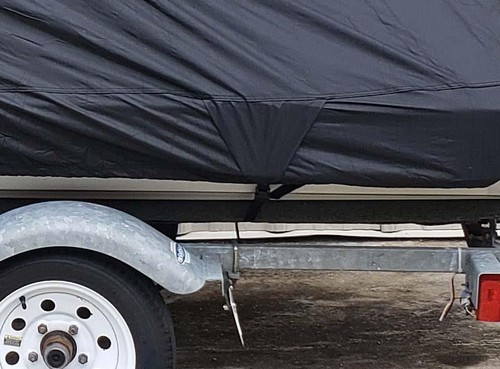 New 420 Denier Black PWC Jet Ski Cover fits Tiger Shark TS 640 1998 1999 - 第 6/9 張圖片