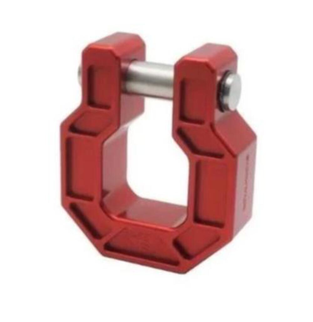 Royal Show Shackle - D Ring Hook - BILLET (Royal Hooks) RED
