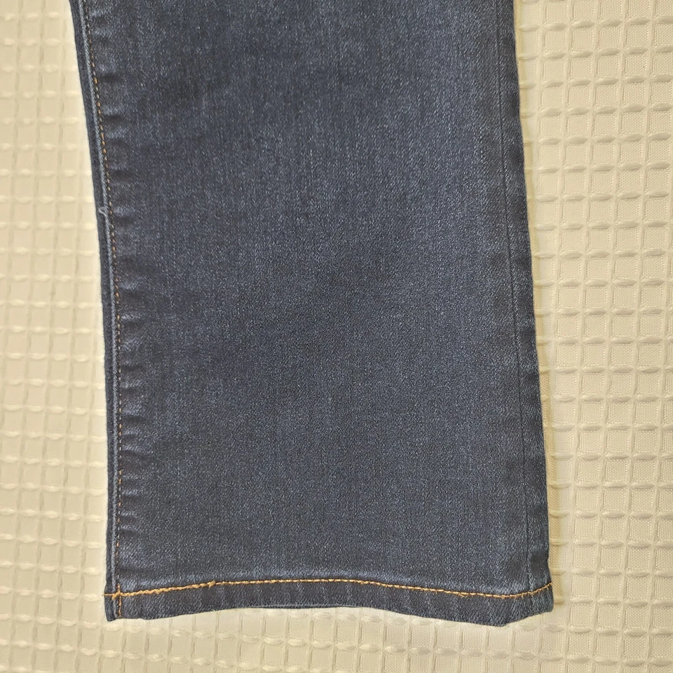 Pantalones capri elásticos de mezclilla azul talla 6 Chaps para mujer usados en excelente estado Foto 4 de 4