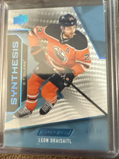 Leon Draisaitl 2019-20 UD Engrained Synthesis 14/50 #S-11 Edmonton Oilers