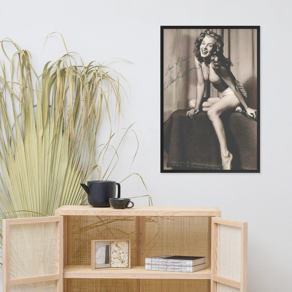 Marilyn Monroe Classic Poster – Framed,  (24″ × 36″) – Iconic Hollywood - Image 2 of 4