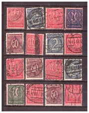 Deutsches Reich 1922 Sammlung Dienstmarken au...