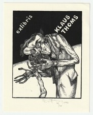 KARL-GEORG HIRSCH: Exlibris für Klaus Thoms