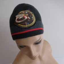 Bonnet CAPTAIN AMERICA vintage 2011 MARVEL studio gris noir rouge SUN CITY N6004