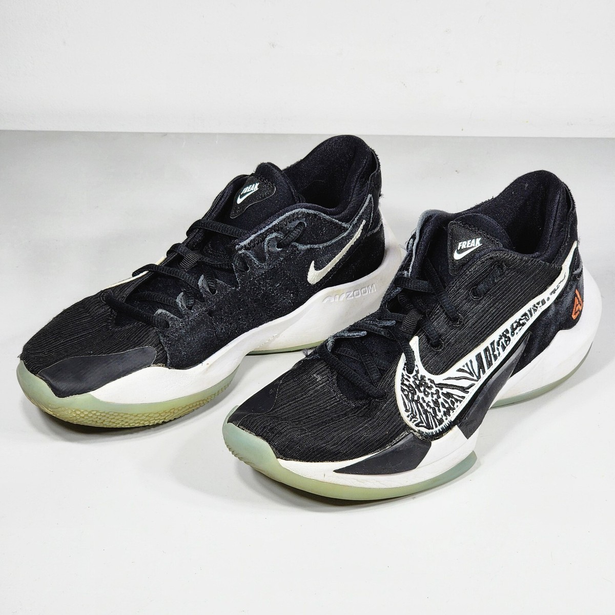Nike Air Nike Freak Black Nike Air Zoom Freak Giannis Black White