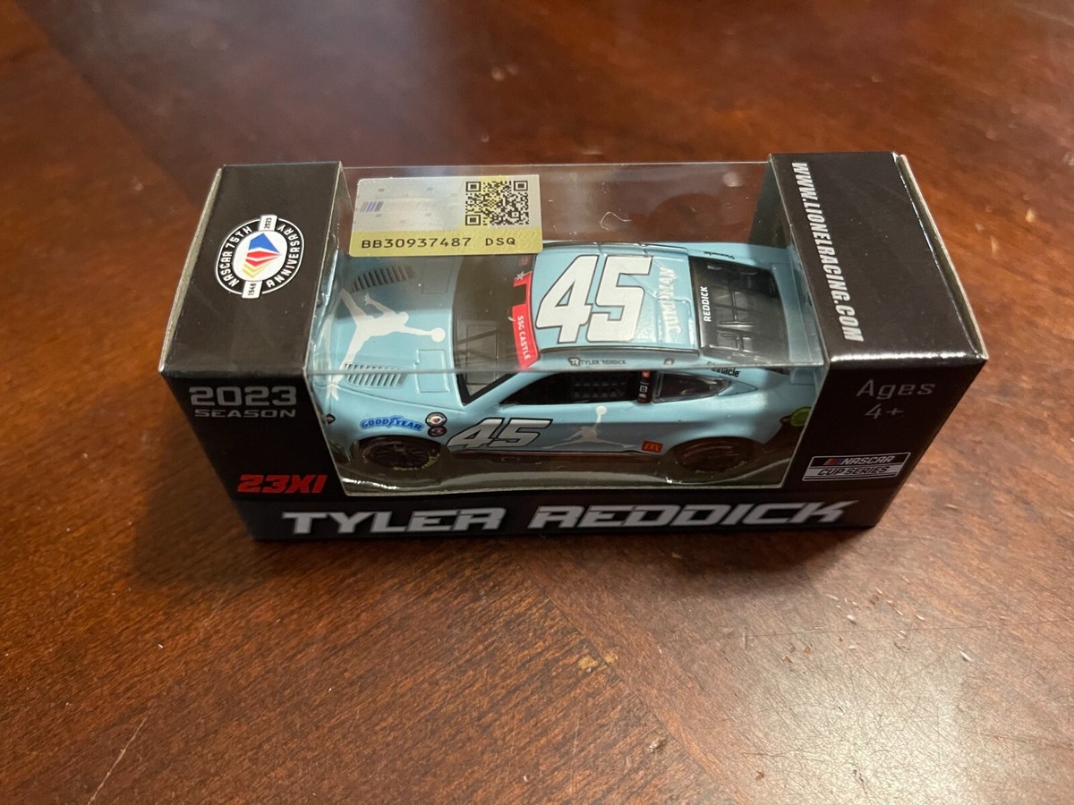 2023 Tyler Reddick Jordan Brand Carolina Blue Jumpman Logo 1:64