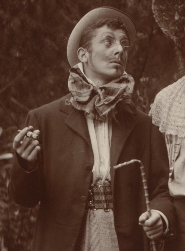 Rare French Queer portrait: drag, early LGBT history, albumen photo c. 1880 - 第 4/5 張圖片