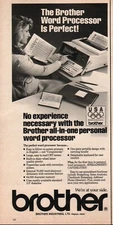 1988 Vintage ad brother personal word processor retro appliance     07/14/23