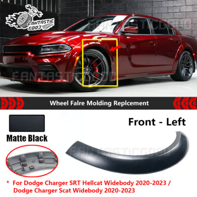 For Dodge Charger Widebody 2020-23 Unpainted Front Left Side Wheel Falre Molding