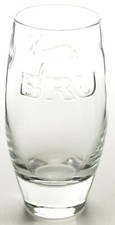 Bru Mineralwasser Glas Softdrink Gl&auml;ser Longdrink Verress Relief Hirsch 3476