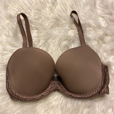 Wacoal 32DDD Bra Dark Brown 853117 La Femme Underwire Lined Back Closure