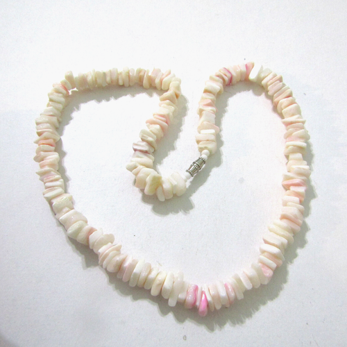 Vintage Puka Shell Bead Necklace 8mm 16.75 in | eBay