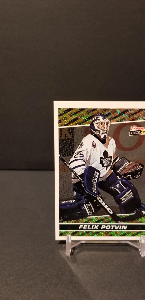 1993-94 Topps Premier Black Gold #3 Felix Potvin Toronto Maple Leafs - Image 2 of 4