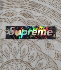Custom Supreme Slab Holographic Sticker Skateboard Decal Sticker