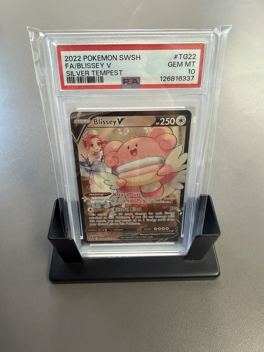 Pokmon TCG Blissey V Full Art Holo Card TG22/TG30 Silver Tempest | eBay
