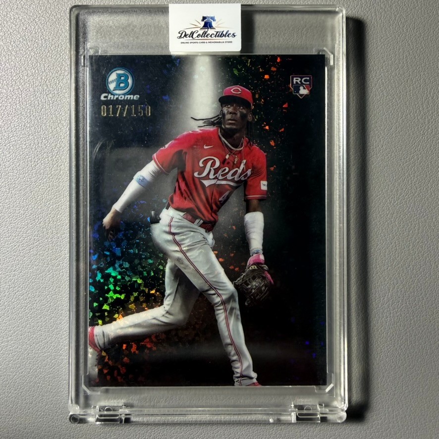 Elly De La Cruz 2024 Bowman Chrome Spotlights Mini Diamond Refractor /150 Rookie