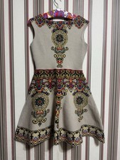 Valentino Runway Intarsia Knit Dress Sz XS/S