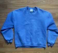 Vintage Cheetah Mervyn s Blue Crewneck Sweatshirt Size: Large distressed