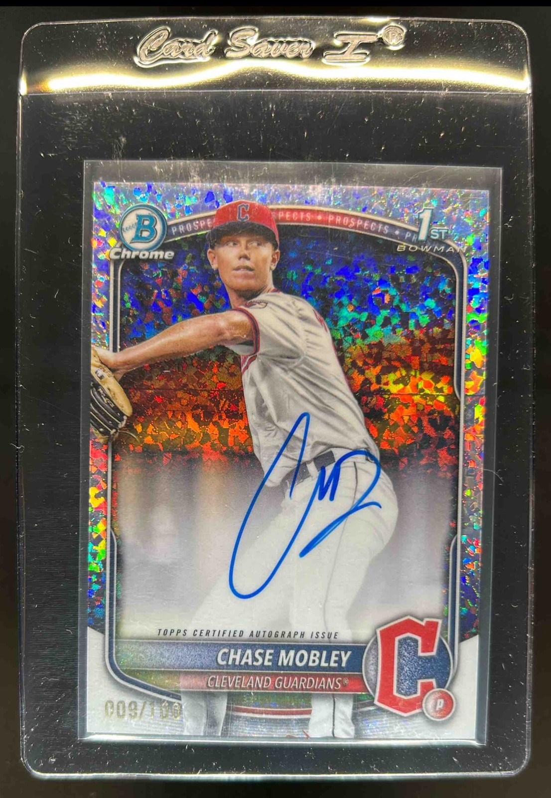 2025 Bowman Chase Mobley Chrome Auto Mini-Diamond Refractor 1st #9/100