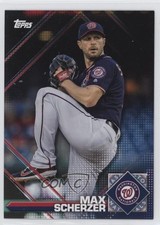 2020 Topps Heritage 2020 MLB Sticker Collection Preview Max Scherzer #5 13x1