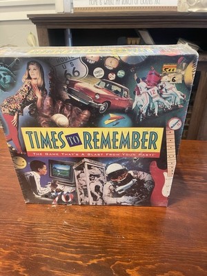 1991 Milton Bradley Times to Remember Board Game Factory Sealed Vintage NOS