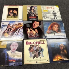 Laserdiscs Lot of 9 Movies see photos for titles LD